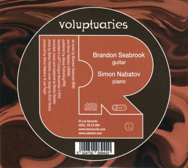 Brandon Seabrook, Simon Nabatov, Voluptuaries, LOFT, recorded, aufgenommen, Cologne, Köln, Stefan Deistler, Leo Records