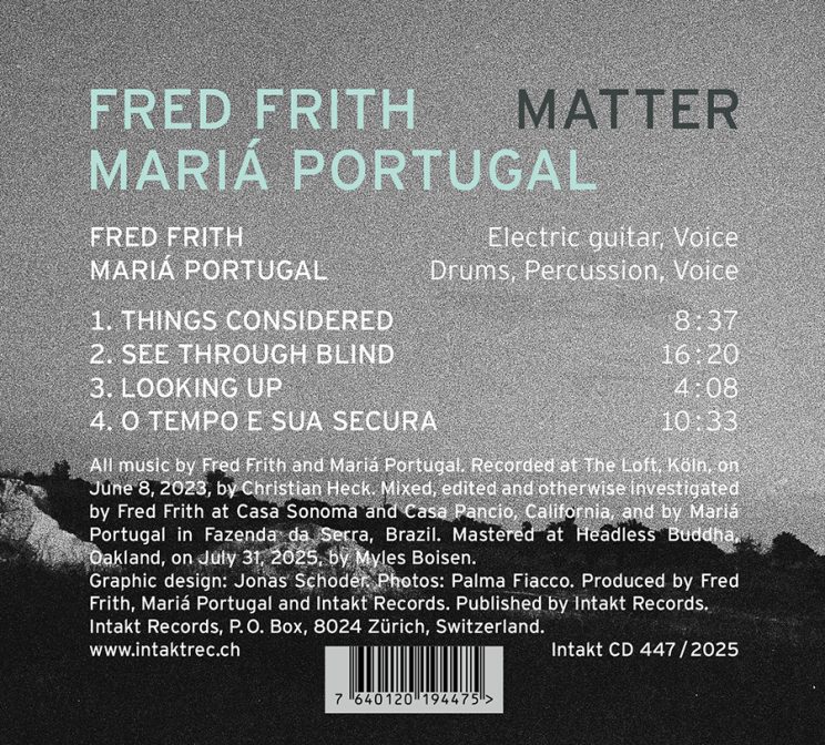 Fred Frith, Mariá Portugal, LOFT, Intakt Records